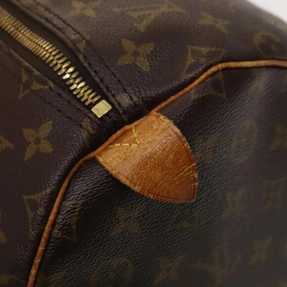 LOUIS VUITTON Monogram Keepall 55 Boston Bag M41424 LV Auth 124848 - Picture 12 of 16